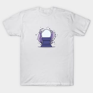 Mysterious and purple crystal ball T-Shirt